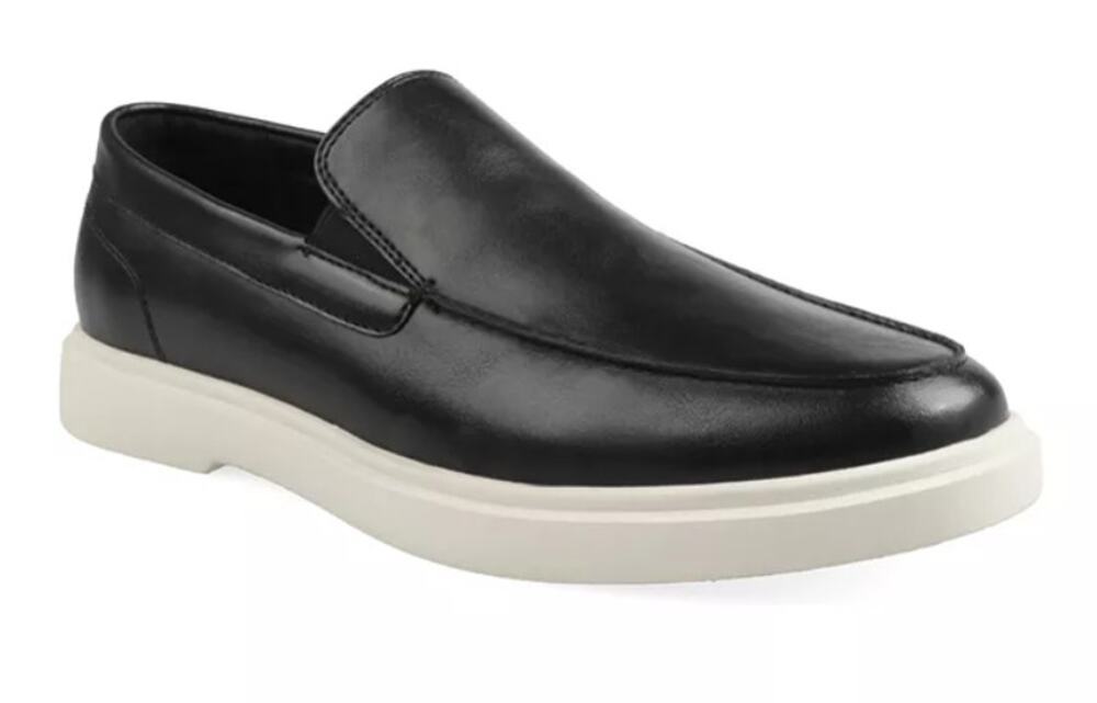 Club Room Tobbii Shoes Men's Size 7M Black Beauty Slip On Loafers New Box